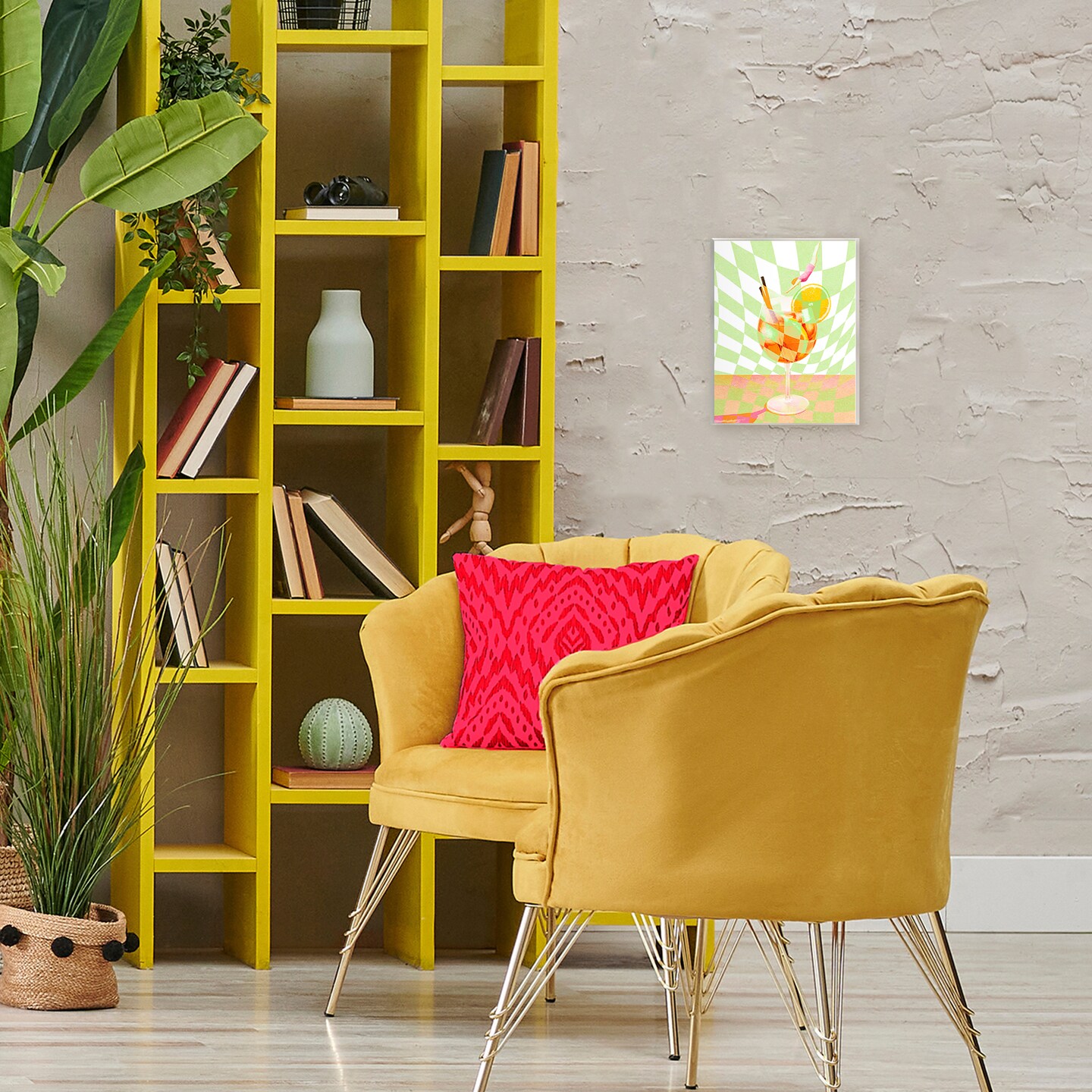 Stupell Industries Retro Swimmer Summer Cocktail Wall Plaque, design by Lil' Rue