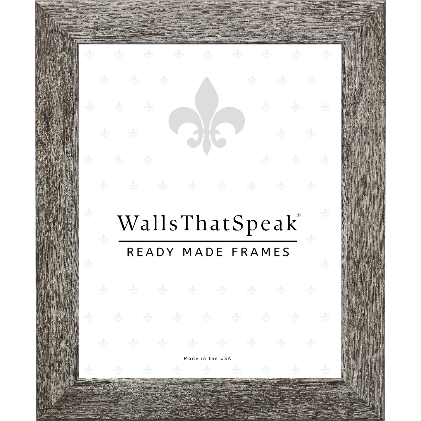 12x18 Picture Frame Bauhaus 125, 1.25" MDF Wood Composite Moulding, Faux Woodgrain Wall Display Frame for Art, Posters, or Photos by wallsthatspeak