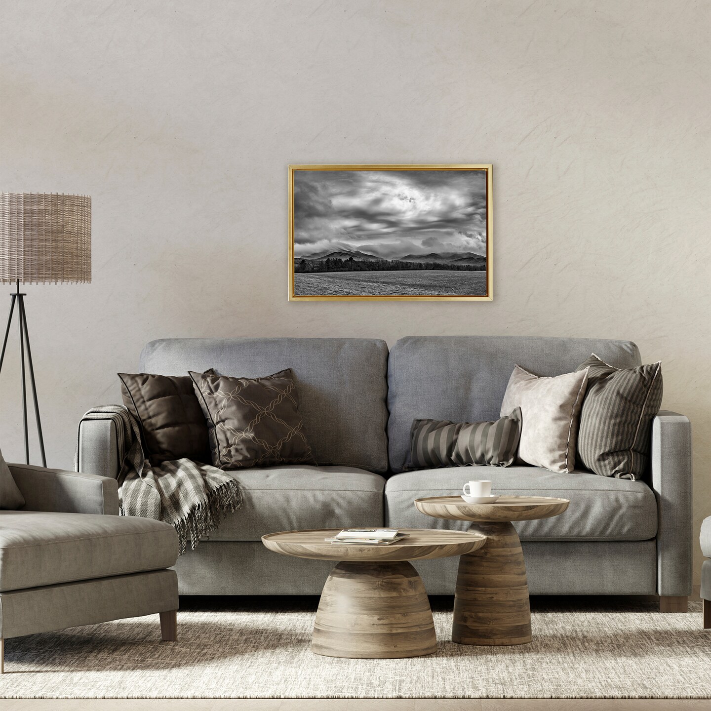 Stupell Industries Distant Cloudy Skies View Floating Frame, design by James Rodewald