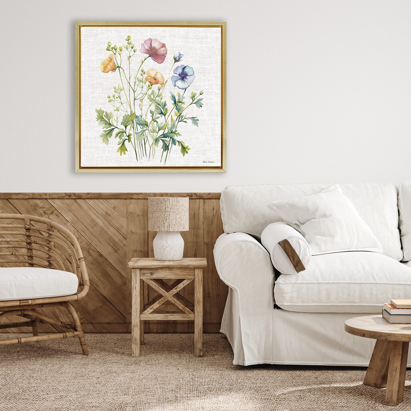 Stupell Industries Wild Botanical Bundle Floating Frame, design by Nicole DeCamp