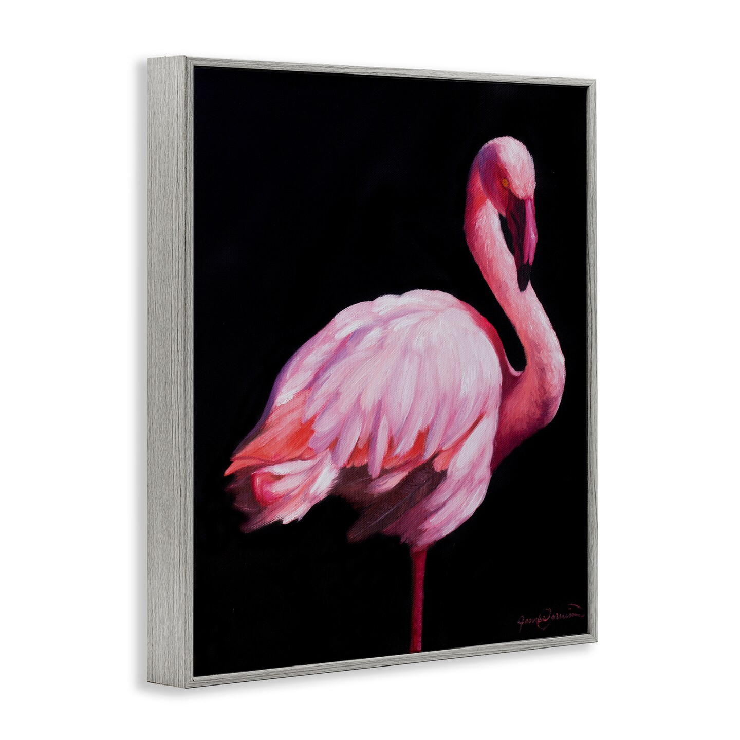 Stupell Industries Elegant & Exotic Flamingo Framed Giclee, design by James Corwin