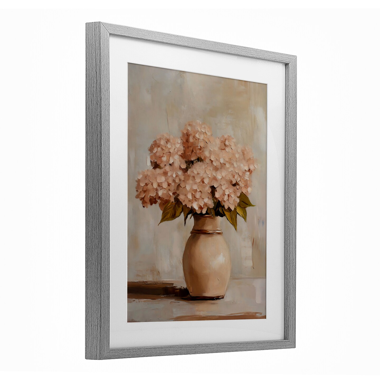 Stupell Industries Classic Blush Pink Hydrangeas Framed Print Under Glass, design by Franklyn Gregory