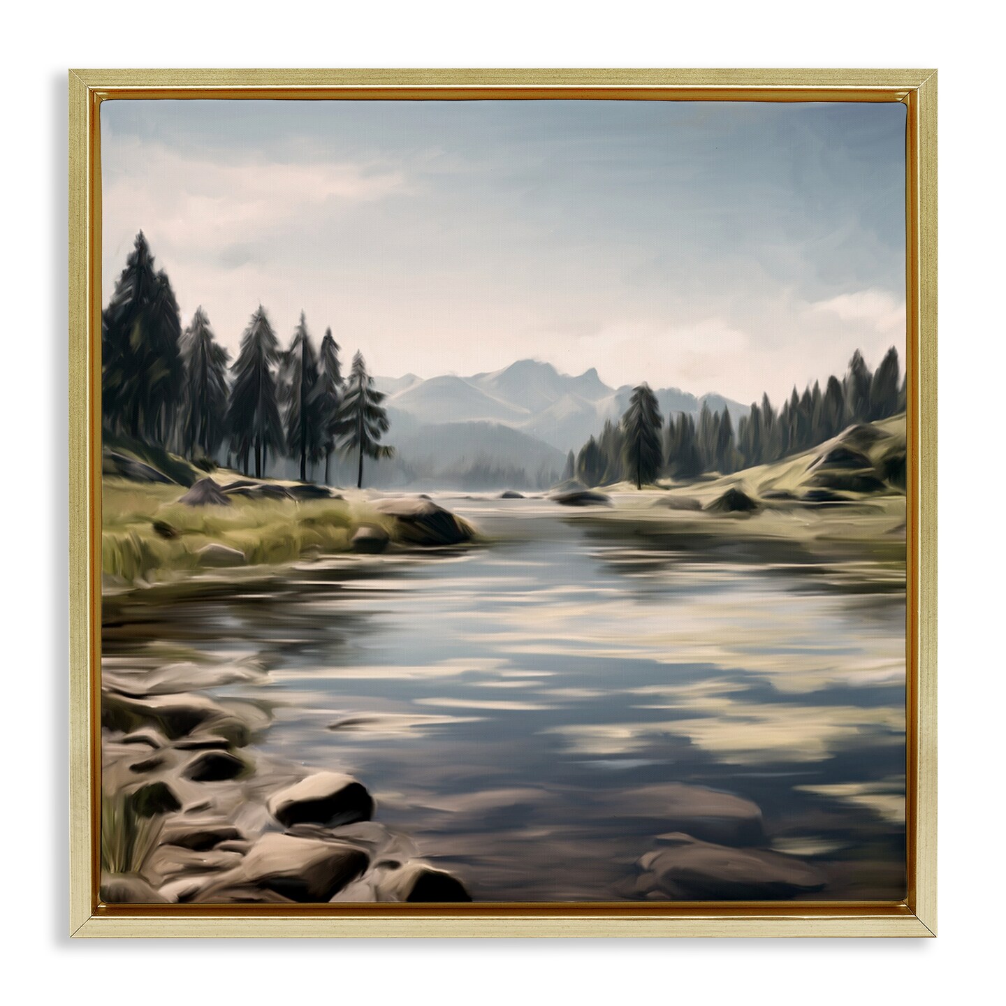 Stupell Industries My Hideaway Pond Ripples Floating Frame, design by ...