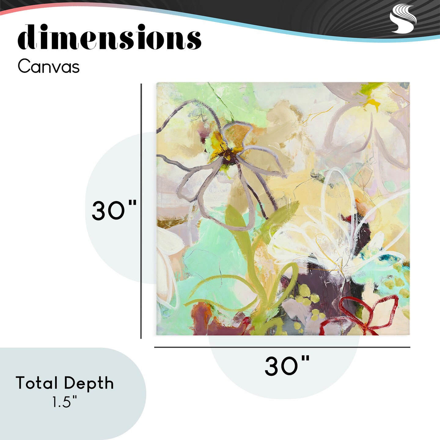 Stupell Industries Last Days Of Spring Abstract Canvas, design by Design Fabrikken