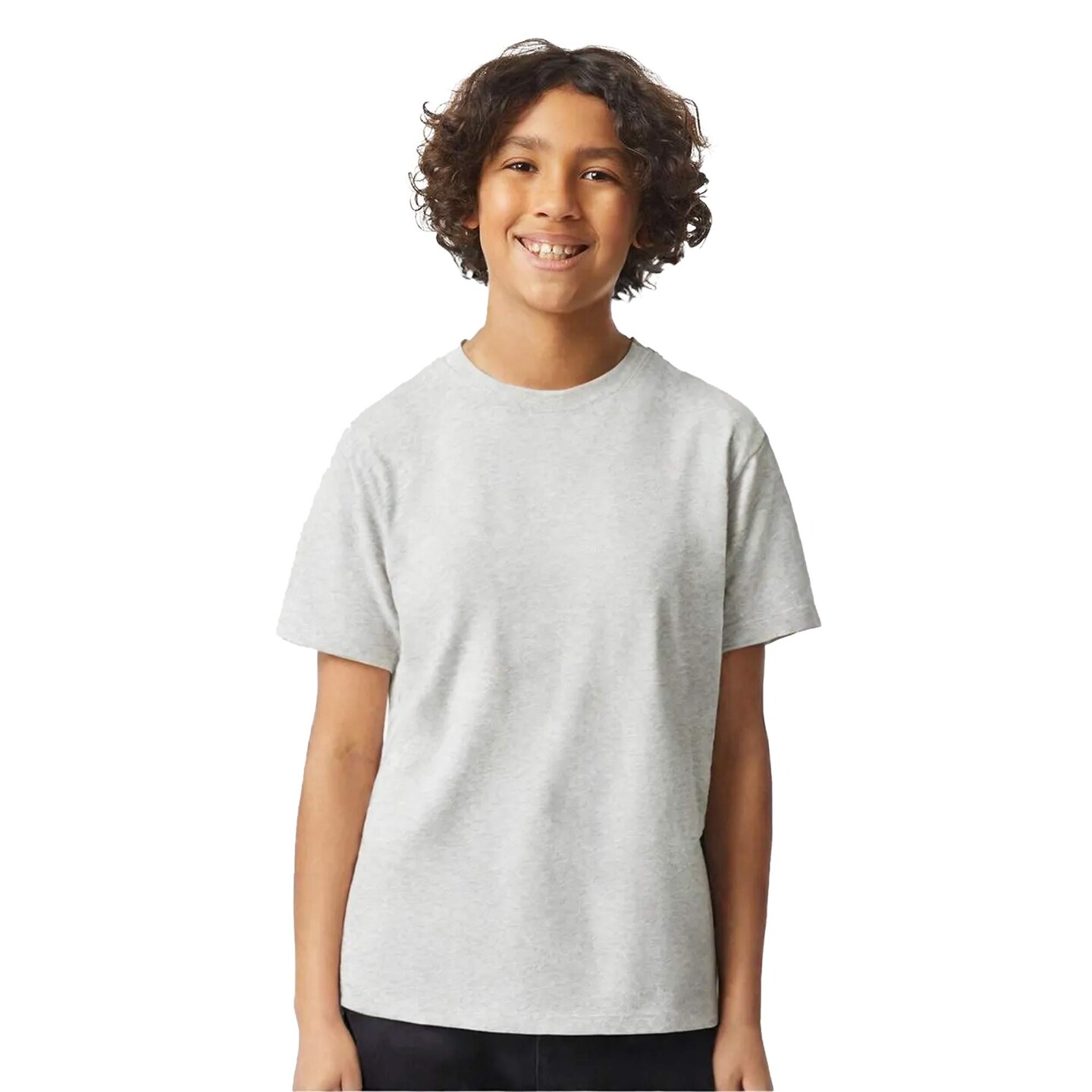 Gildan Ultra Cotton Classic Fit Youth Crewneck Short Sleeve T-Shirt For Kids Everyday Wear