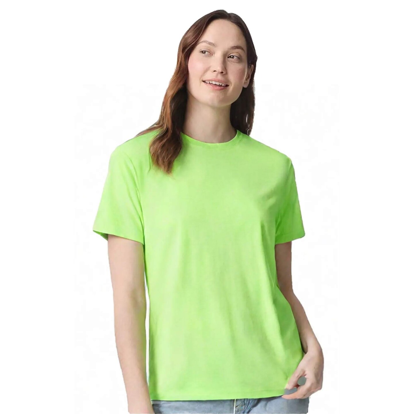 Gildan® Heavy Cotton Crewneck Short Sleeve T-Shirt 5.3 oz 100% Cotton Classic Fit Durable Everyday Blank Tee