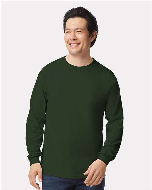 Gildan® Ultra Cotton Heavyweight Long Sleeve T-Shirt For Custom Printing