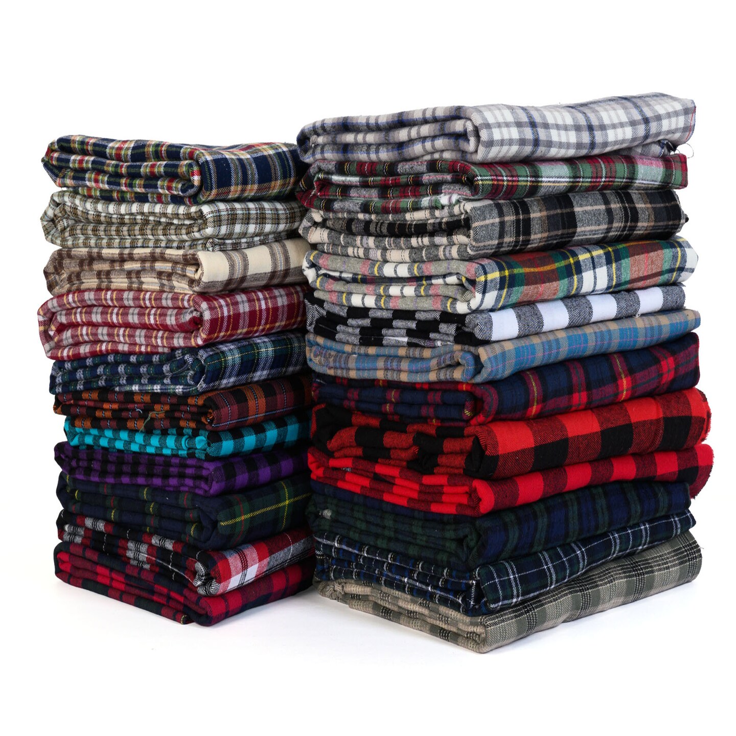 Plaid Flannel Fabric | 40+ Patterns | Free Shipping | Buy More, Save More!