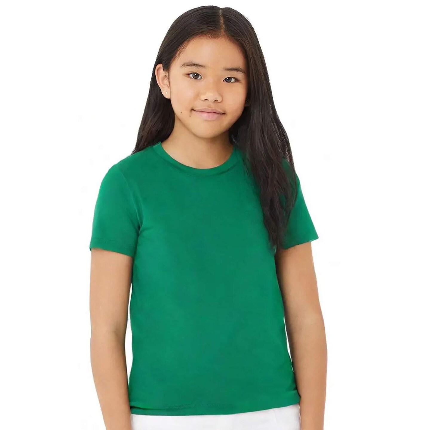 BELLA + CANVAS Premium Youth Jersey Tee with Sustainable Airlume Cotton and Modern Retail Fit