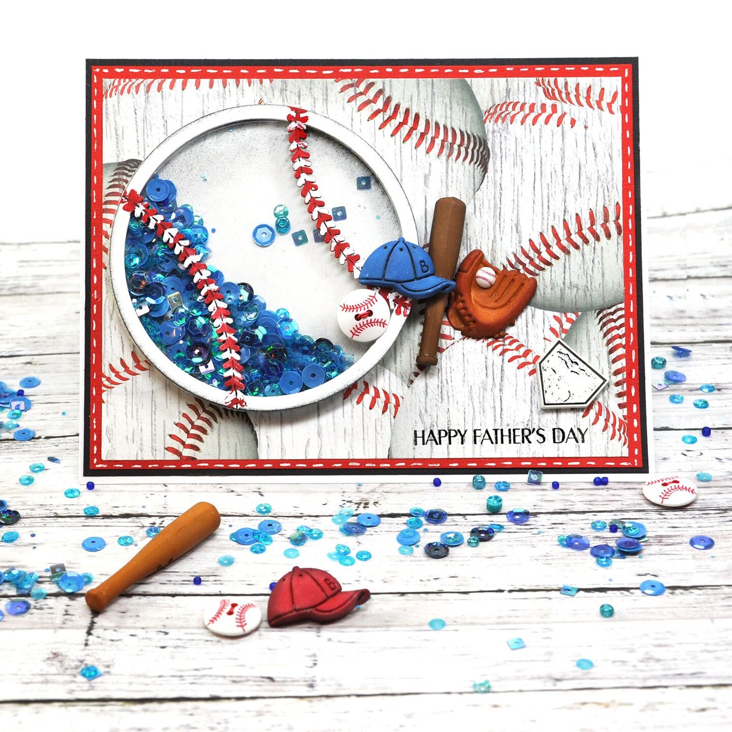 Assorted Sports Buttons – 50+ Piece Set for Sewing, Scrapbooking & DIY Crafts – Football, Baseball, Soccer, Golf & Skiing