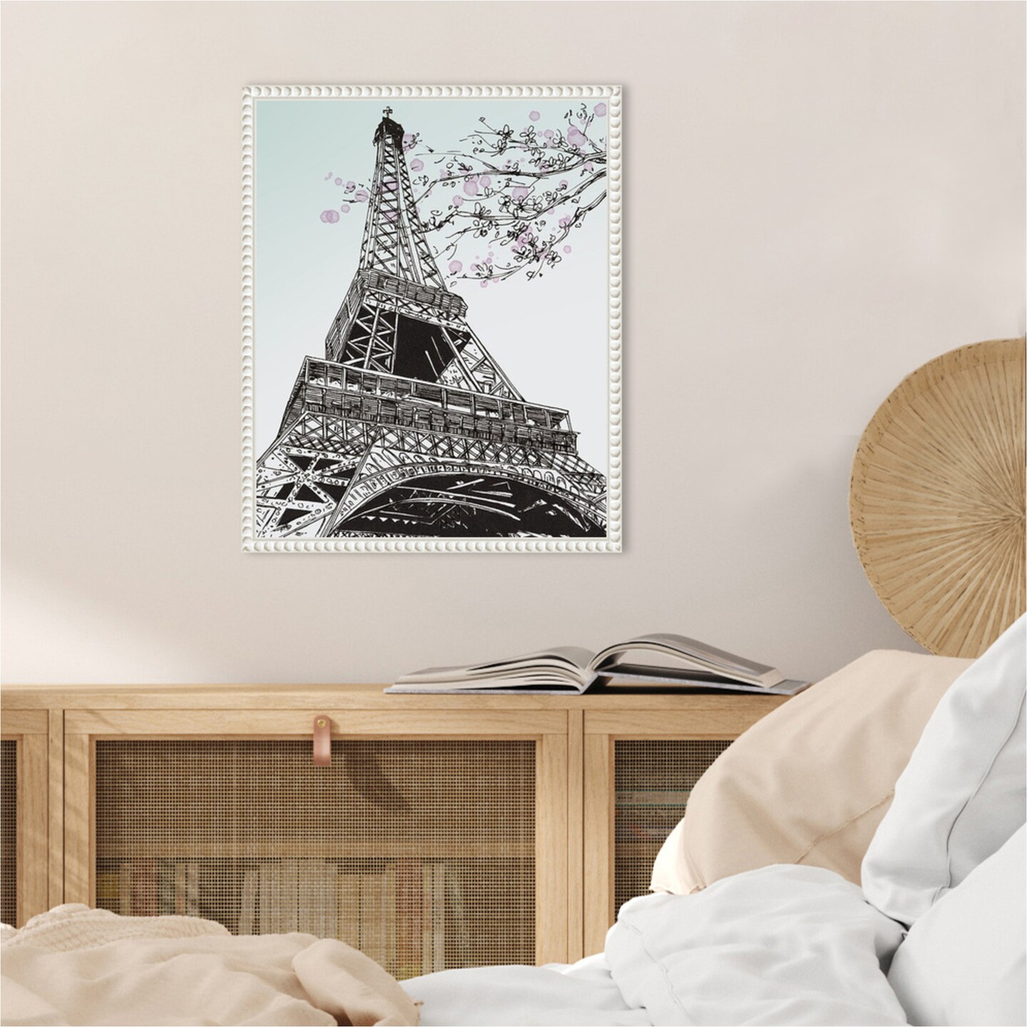 Spring in Paris I by Melissa Wang Framed Canvas Wall Art
