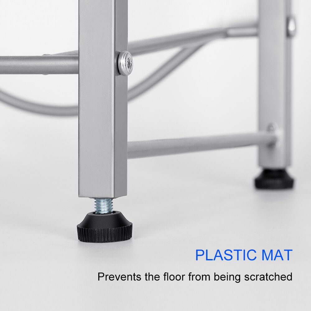 3 Tier 5 Gallon Water Jug Holder Water Bottle Storage Rack, Silver