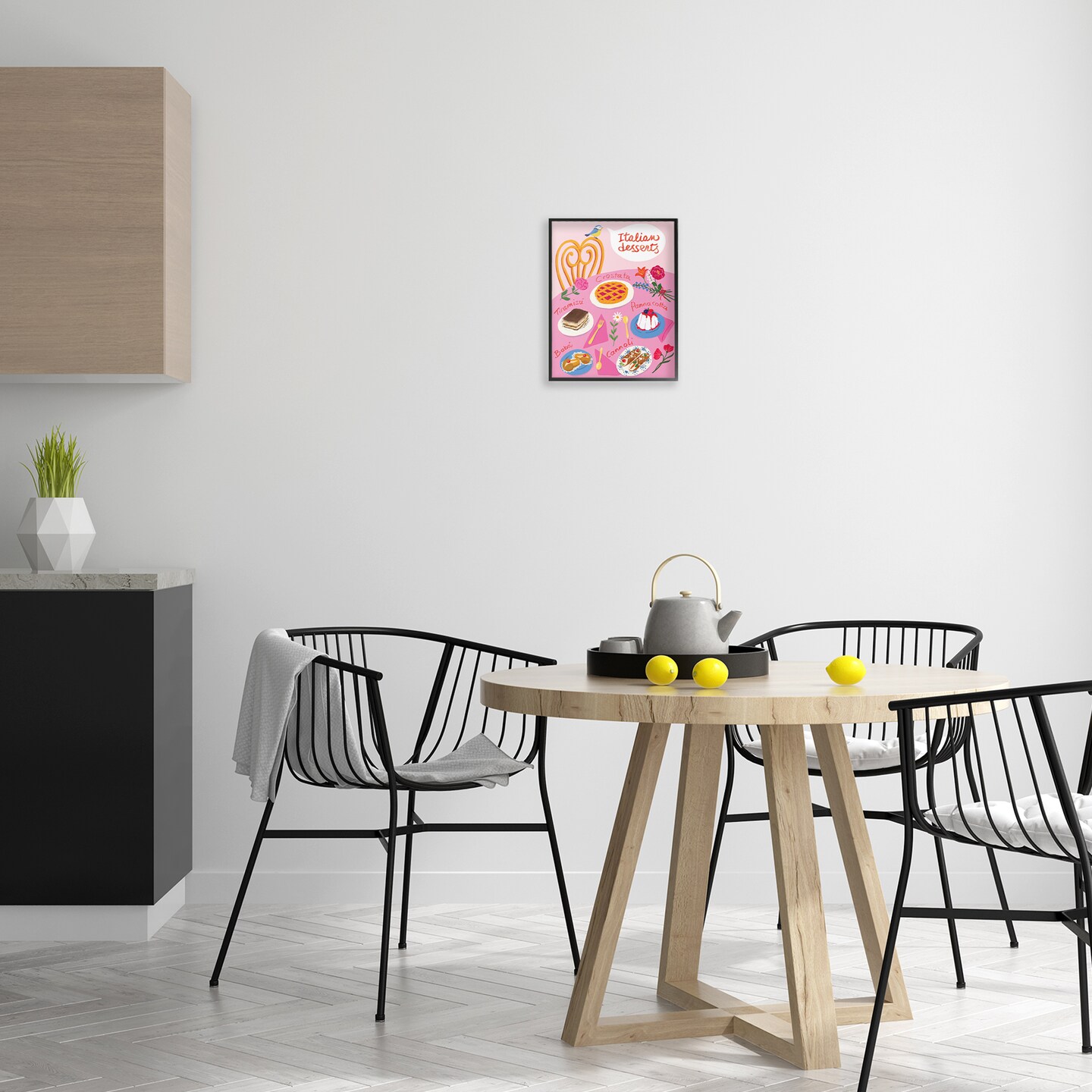 Stupell Industries Italian Desserts Table Framed Giclee Wall Art Design by Be Ni La
