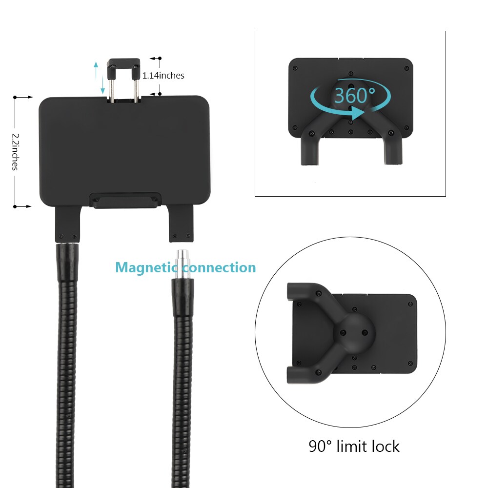 Lazy Phone Holder, Tablet Holder, iPad Holder, Phone Holder, 360 Degree Rotation
