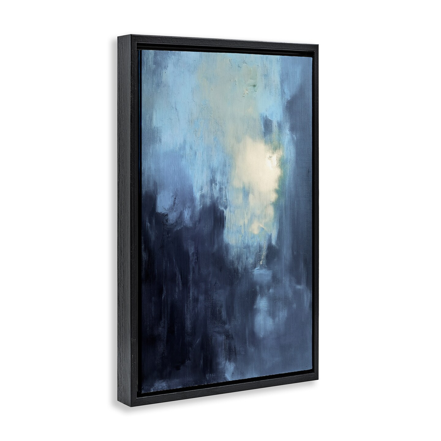 Stupell Industries Modern Masculine Abstract Floater Framed Canvas Wall Art Design by Gina Kelly