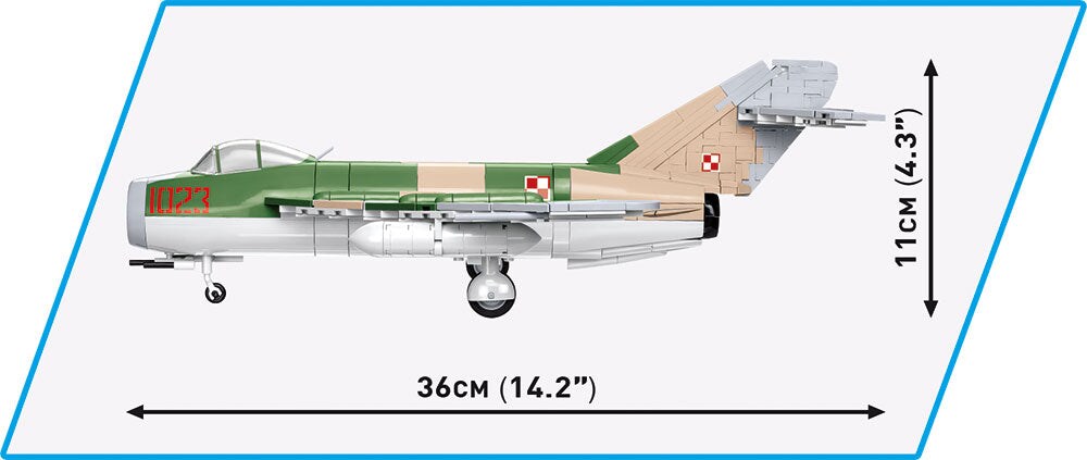COBI Historical Collection Cold War Lim-5 Polish Air Force 1959 Plane
