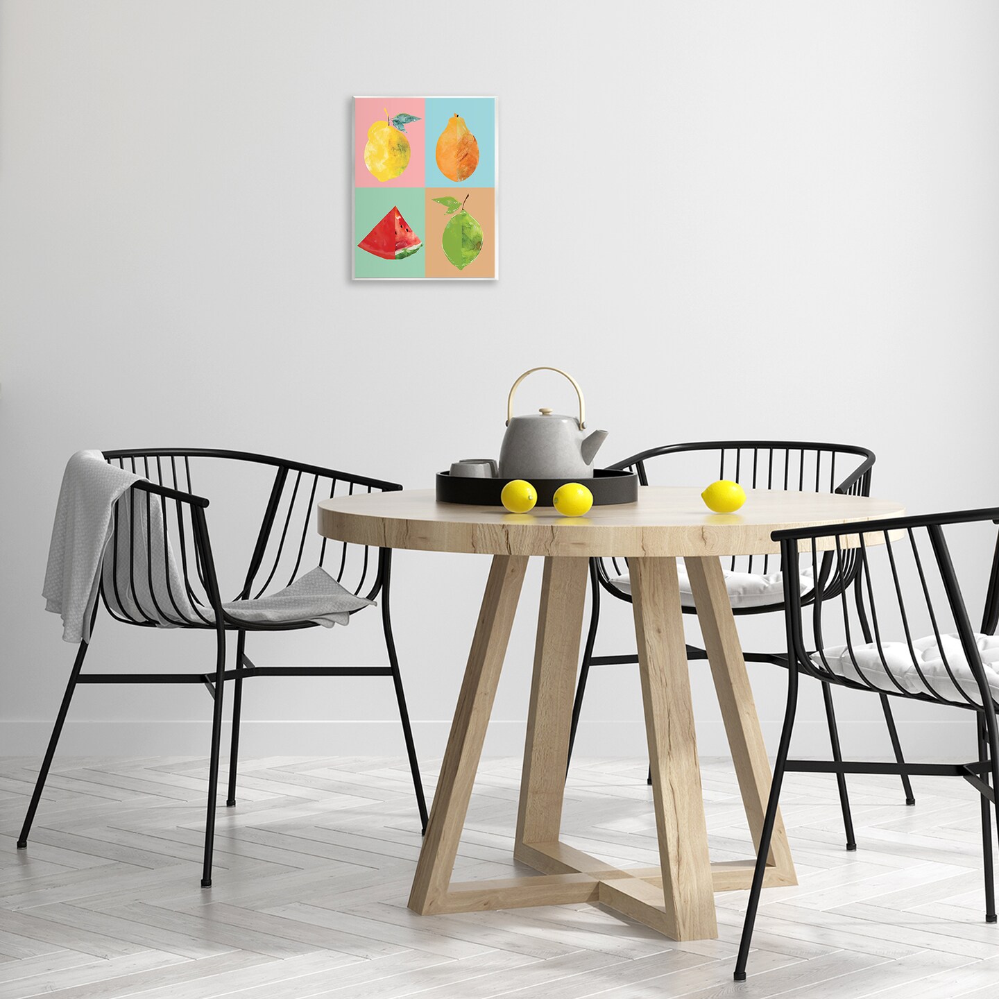 Stupell Industries Modern Pop Fruits Abstract Wall Plaque Art Design by Carol Robinson