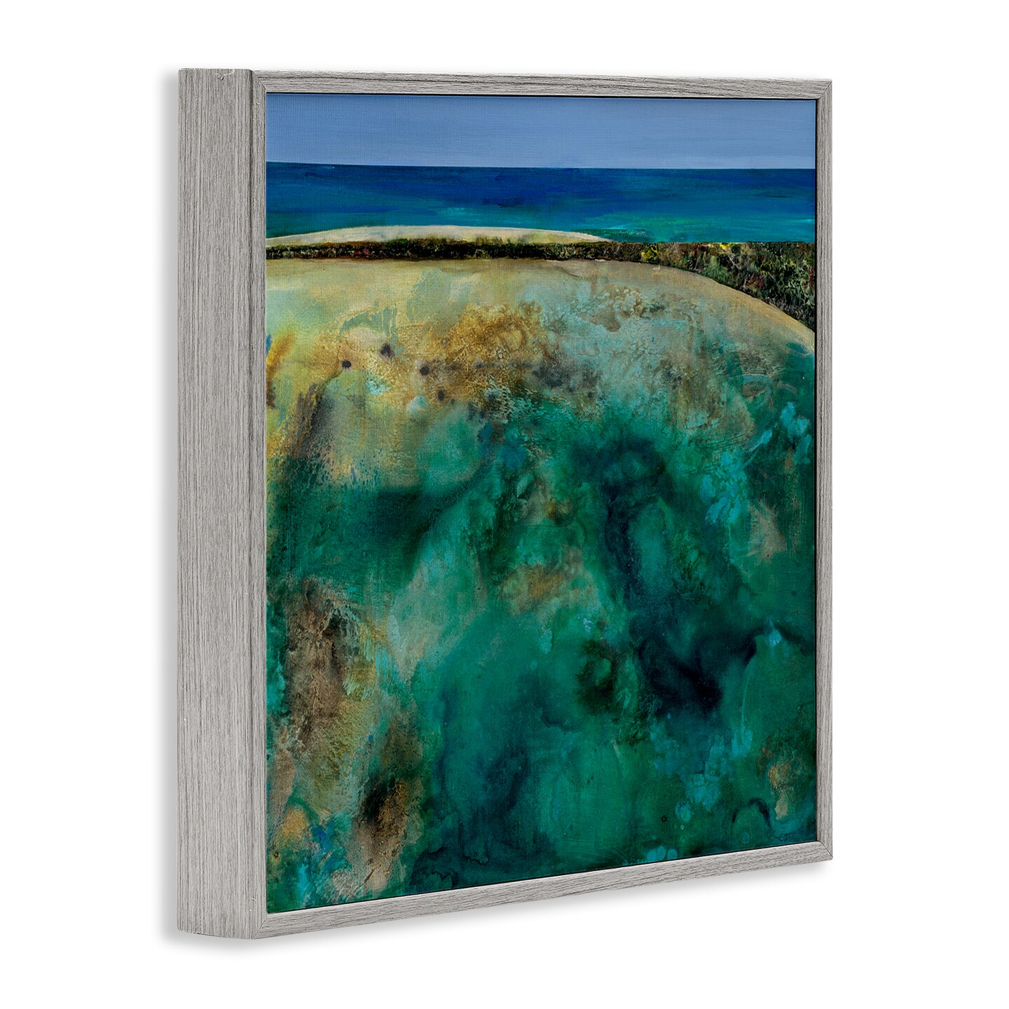 Stupell Industries Beachy Maritime Landscape Framed Giclee Wall Art Design by Ngo
