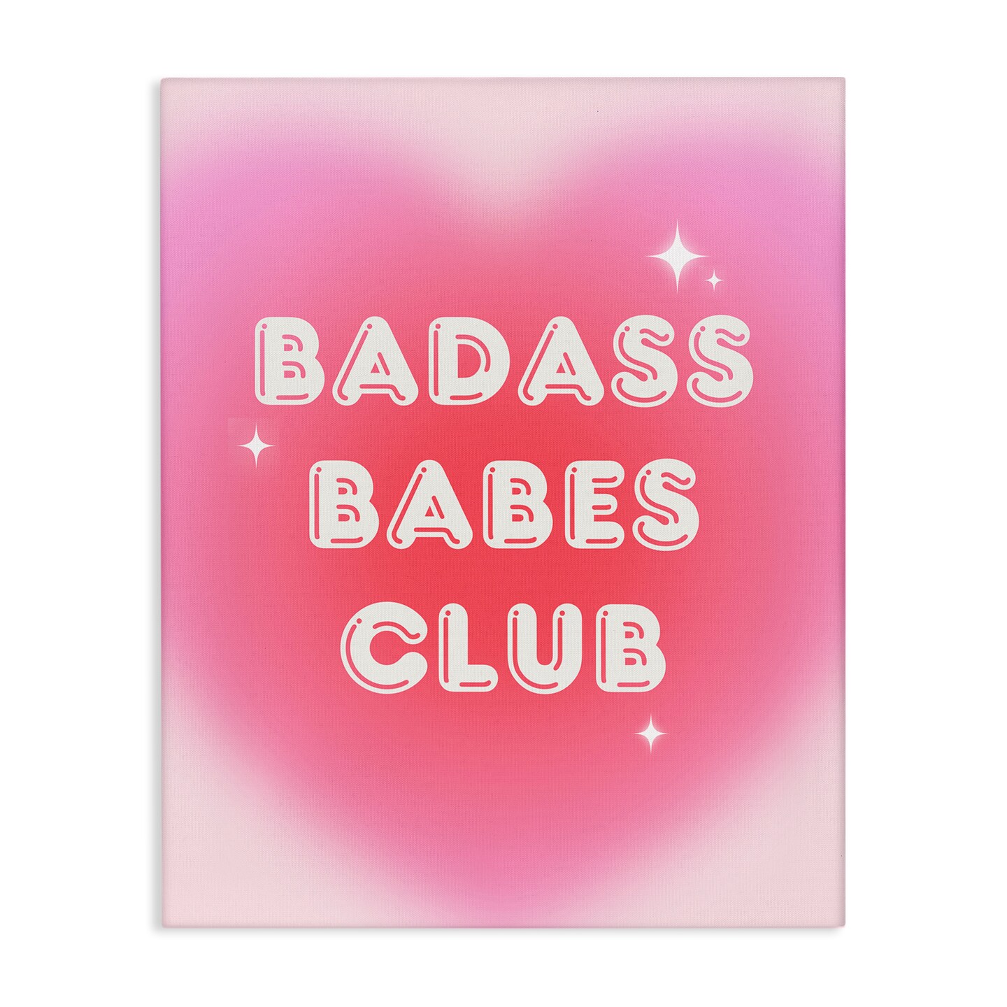 Stupell Industries Bad*ss Babes Club Canvas Wall Art Design by House of Lulu