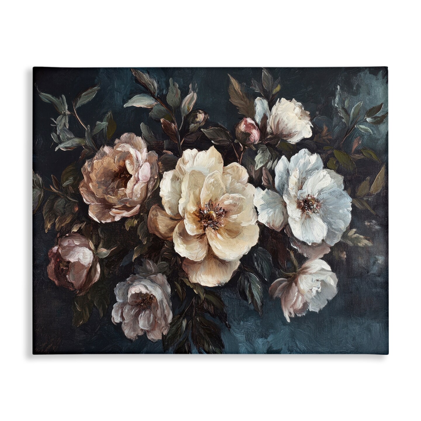 Stupell Industries Bold Vintage Blooms Canvas Wall Art Design by Petal Prints Design