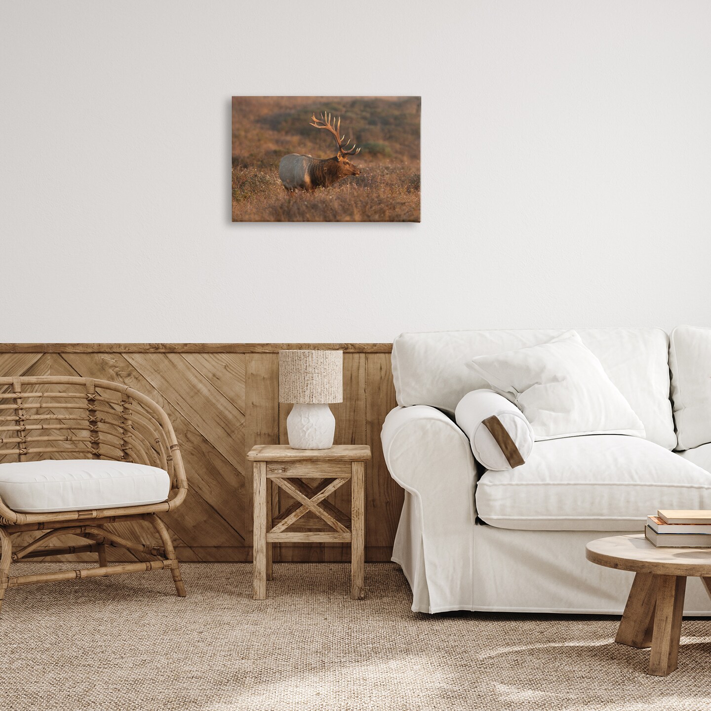 Stupell Industries Roaming Elk Photography Canvas Wall Art Design by Crystal Lynn Collins