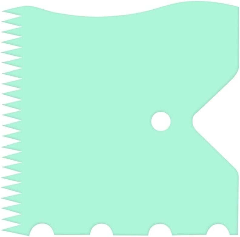 Hutzler 4-in-1 Cake Edger - Comb, Ridge, Wave and Corner Frosting Decorating Tool