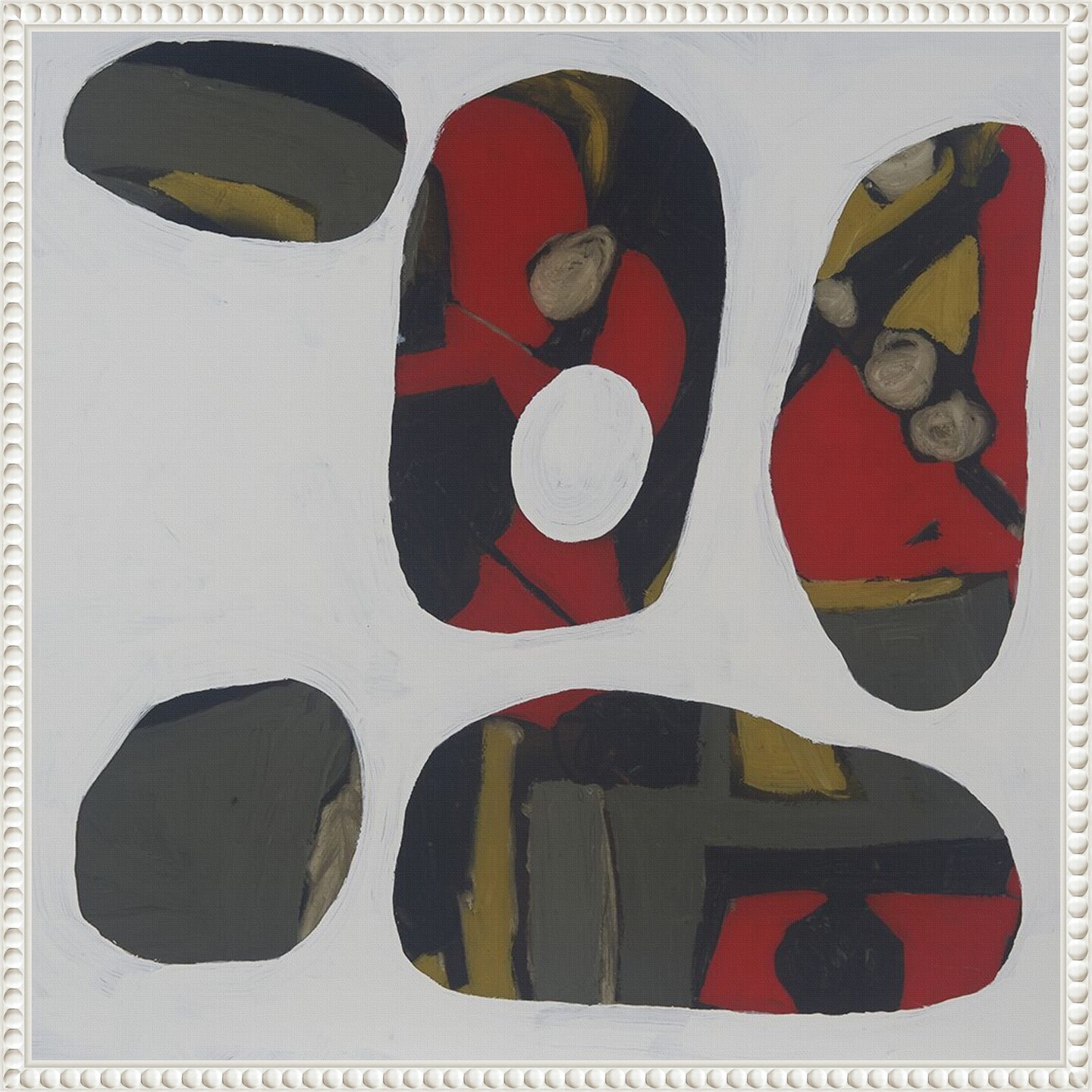 Painted Stones II by Erin McGee Ferrell Framed Canvas Wall Art