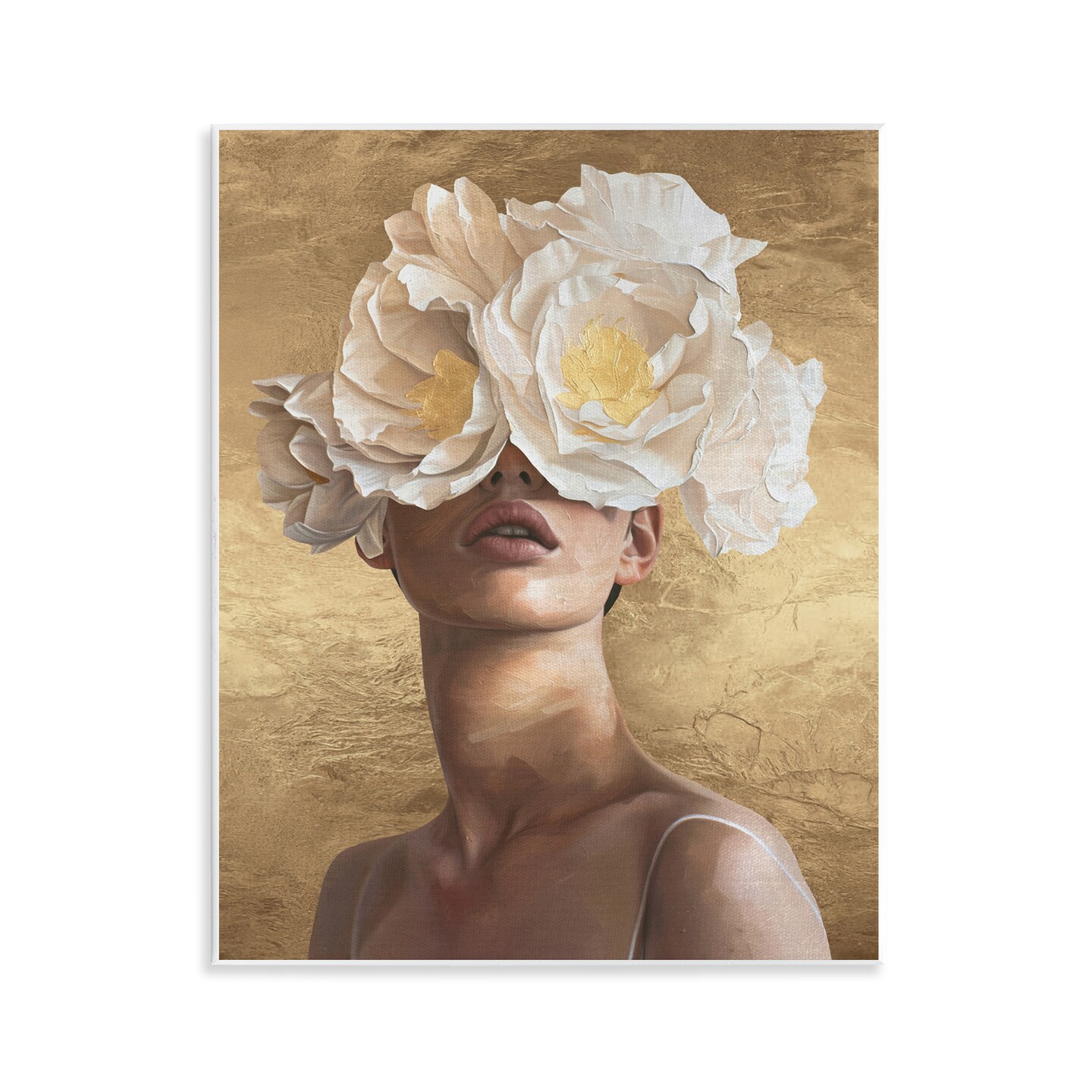 Stupell Industries Surreal Flower Lady Wall Plaque Art Design by Svetlana Aleynikova
