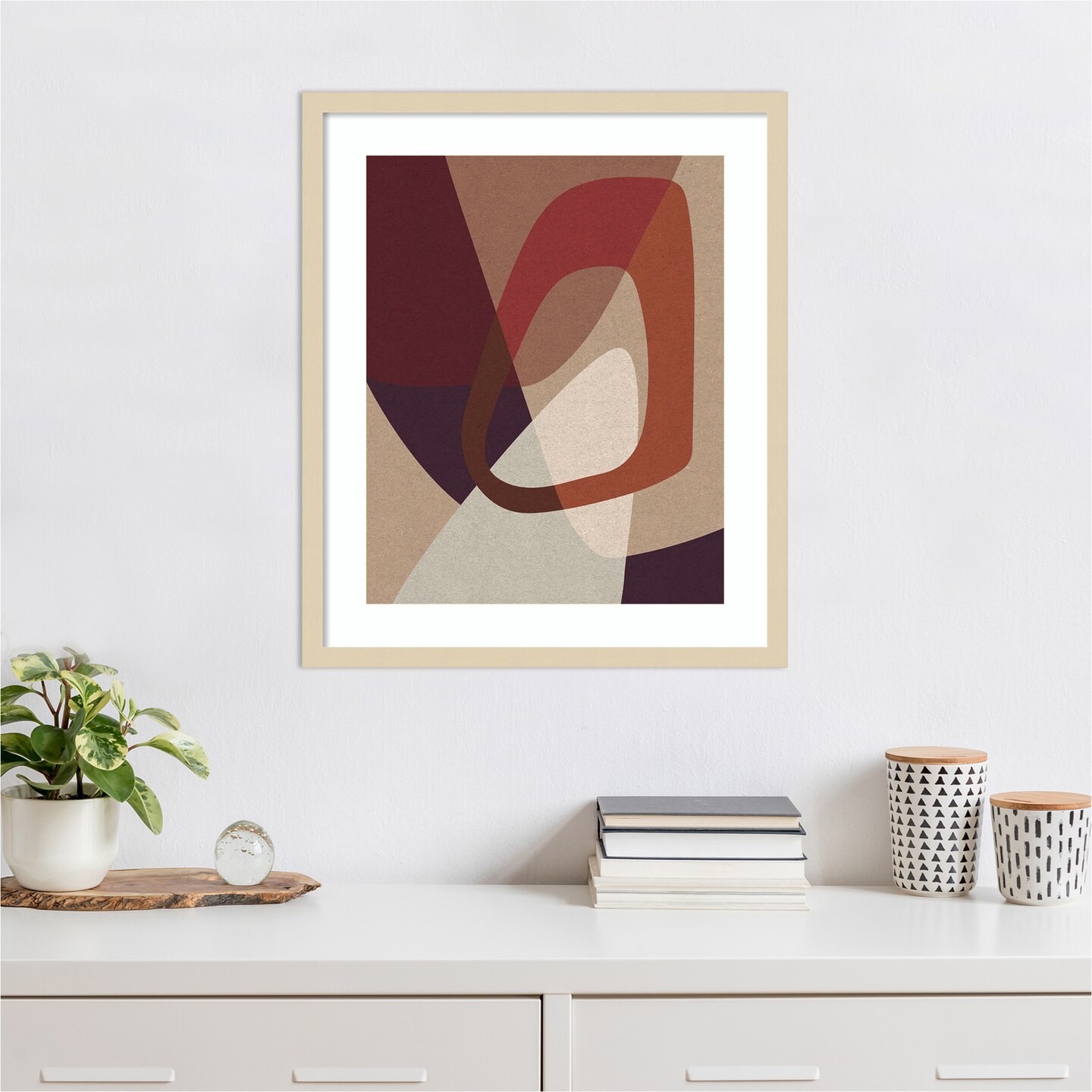 Pictura 1 by Design Fabrikken Wood Framed Wall Art Print