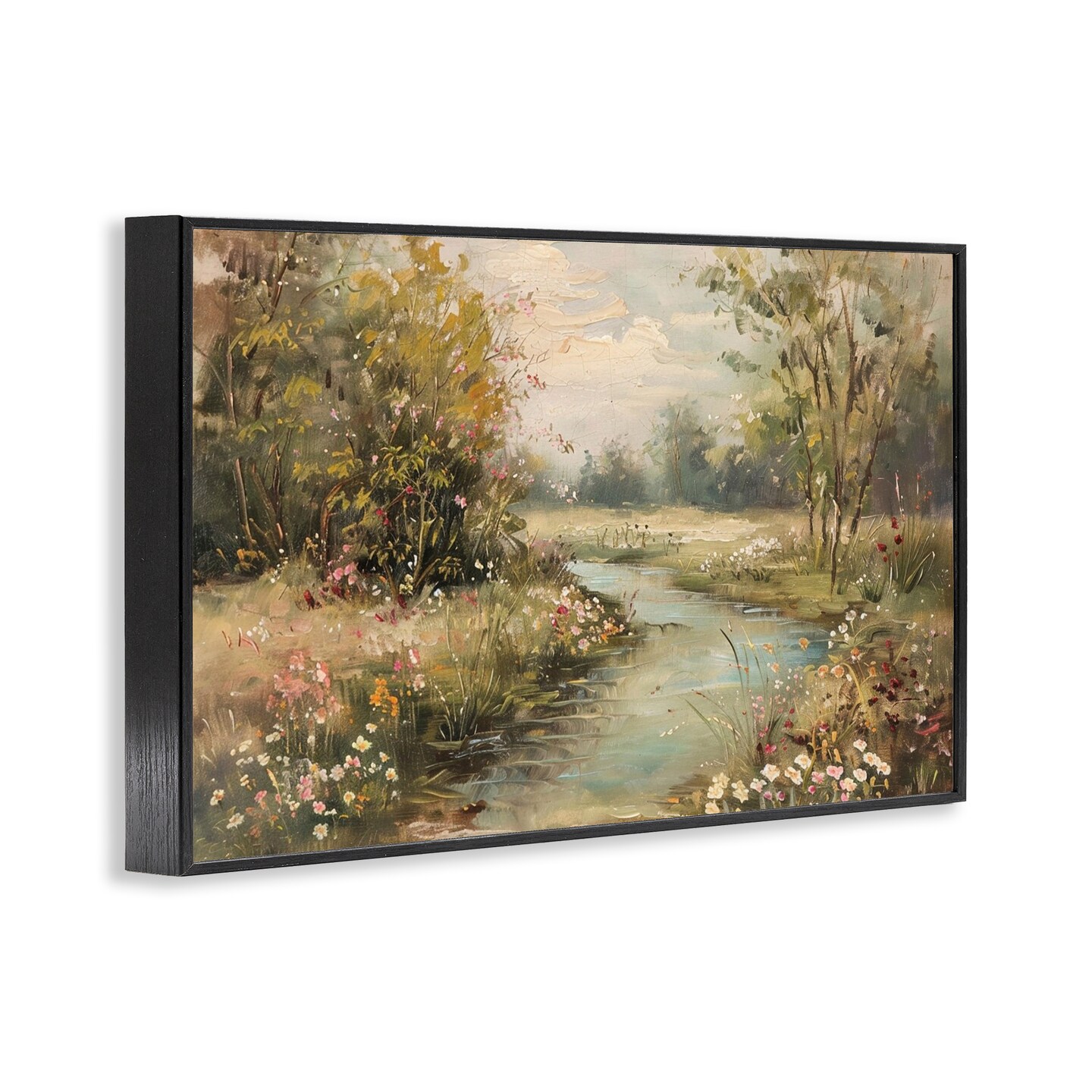 Stupell Industries Spring Stream Landscape Framed Giclee Wall Art Design by LSR Design Studio