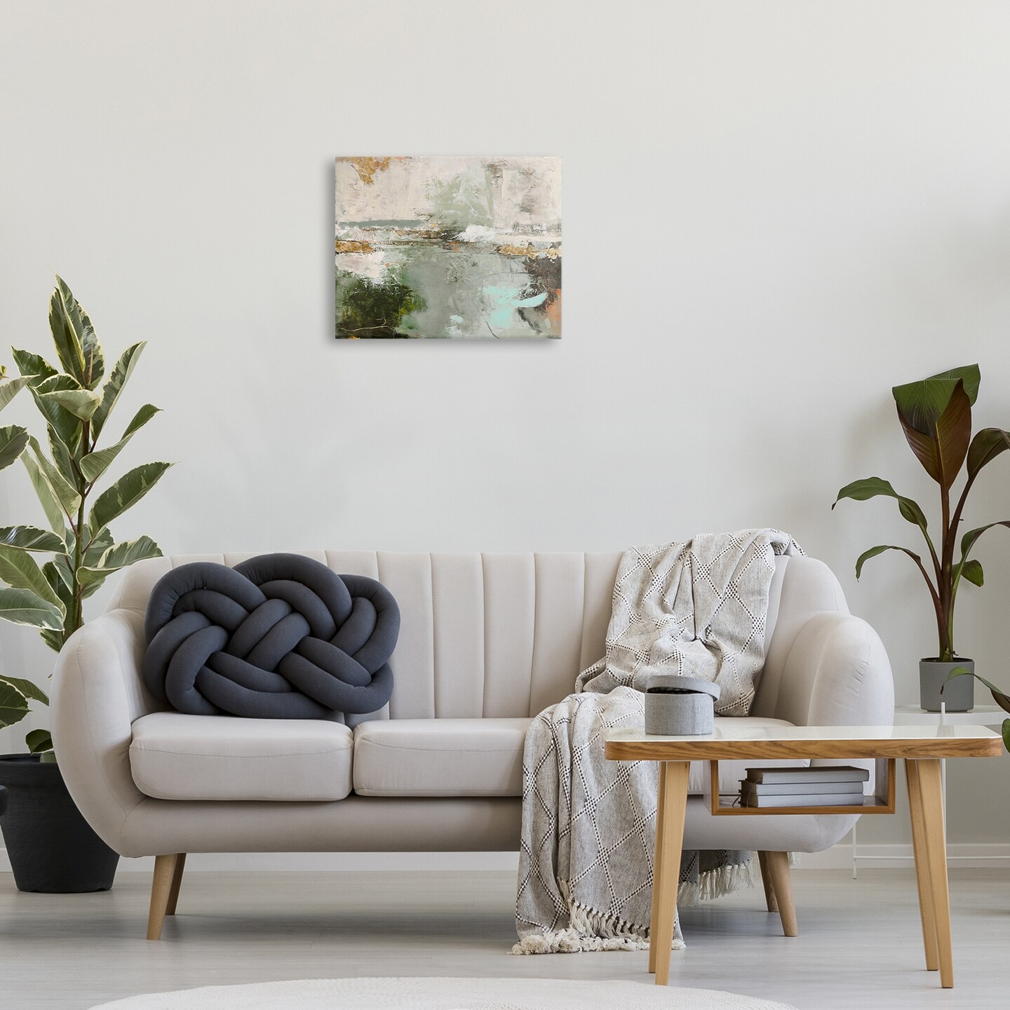 Stupell Industries Abstract Seascape Landscape Canvas Wall Art Design by Design Fabrikken
