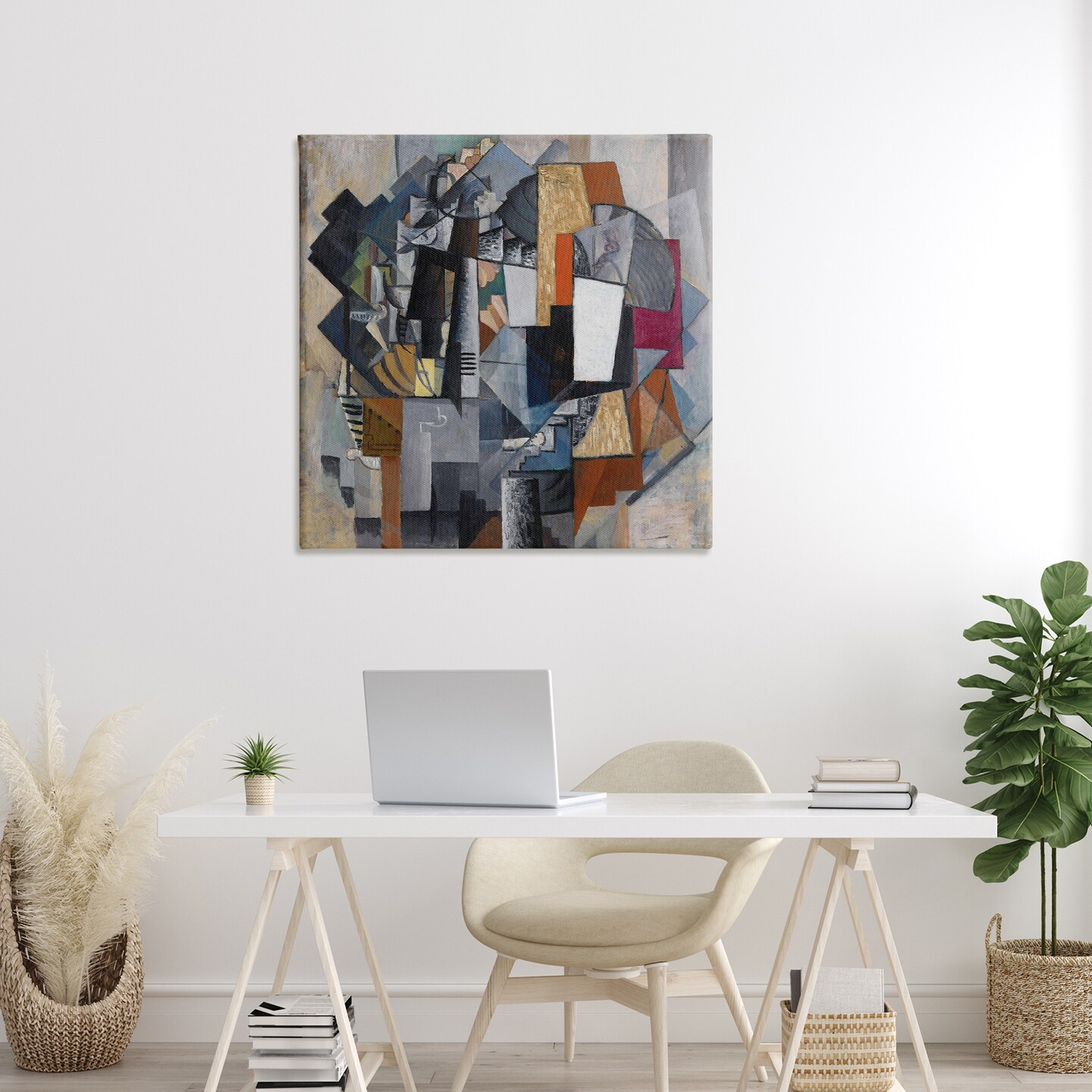 Stupell Industries Classical Abstract Collage Canvas Wall Art Design by one1000paintings