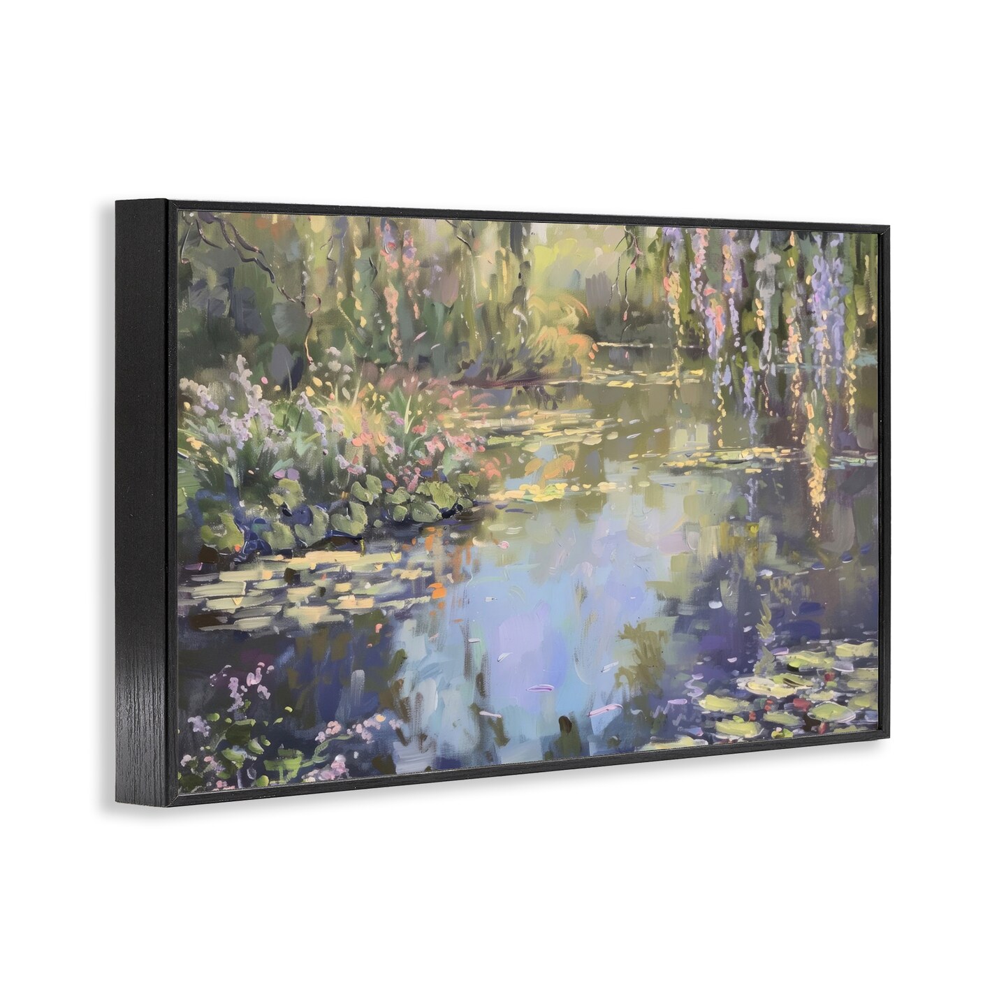 Stupell Industries Morning on Lily Pond Framed Giclee Wall Art Design by LSR Design Studio