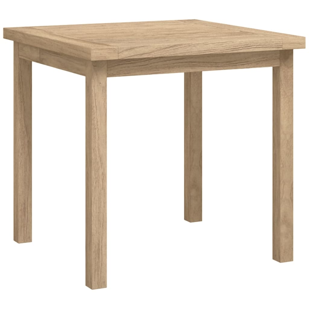 vidaXL Side Table 17.7&#x22;x17.7&#x22;x17.7&#x22; Solid Wood Teak