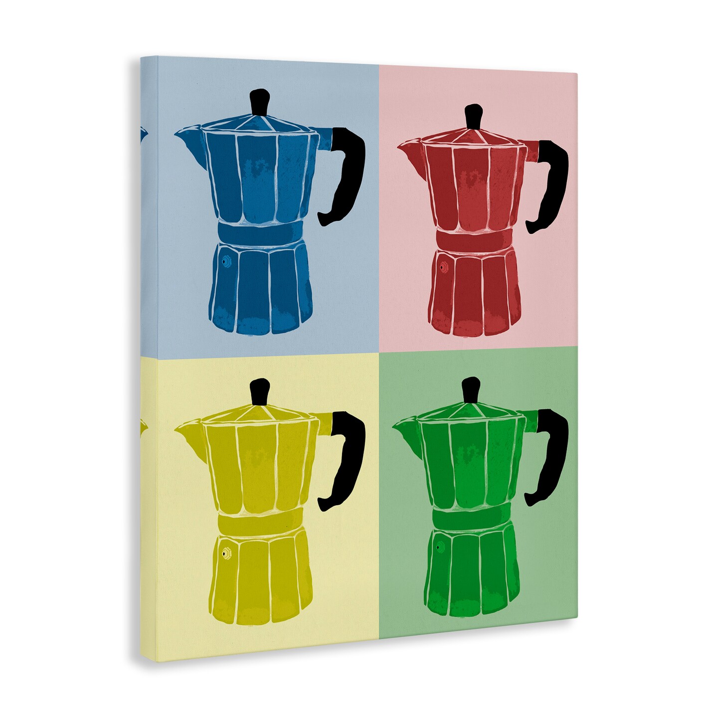 Stupell Industries Coffee Espresso Pop Style Canvas Wall Art Design by Daniela Santiago