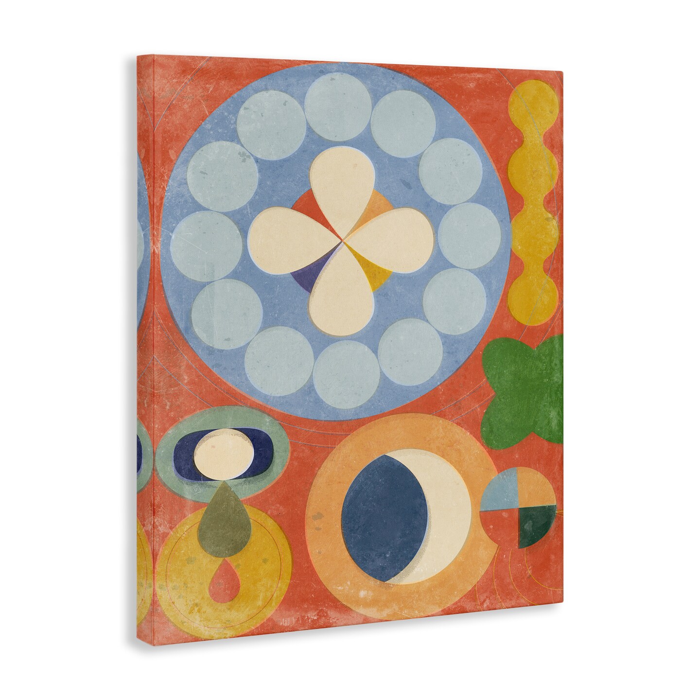 Stupell Industries Retro Symbolic Shapes Canvas Wall Art Design by Victoria Barnes