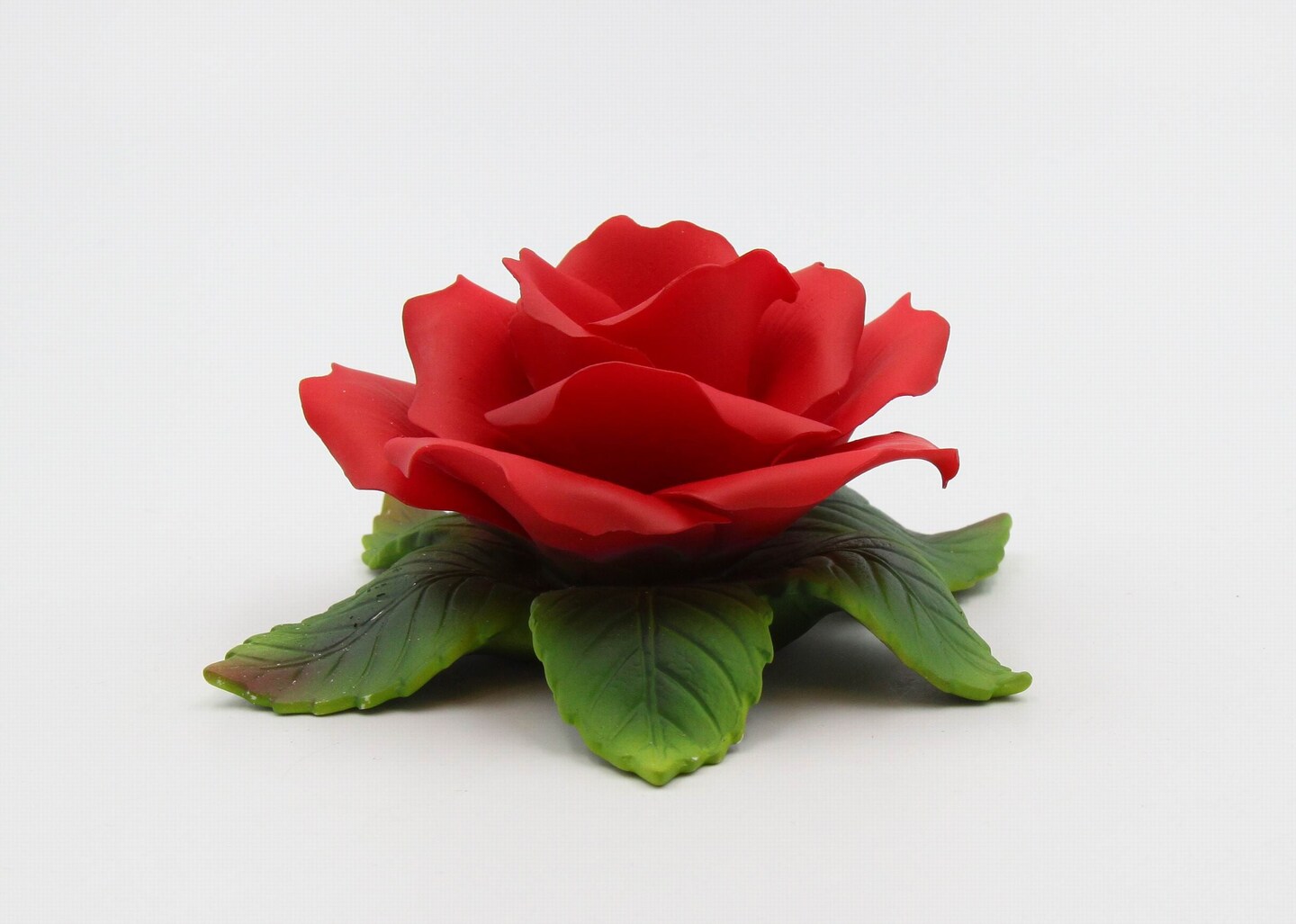 Hand Crafted Ceramic Red Rose Candle Holder-Candle NOT Included, Valentines Day Decor, Wedding D&#xE9;cor or Gift, Anniversary D&#xE9;cor or Gift