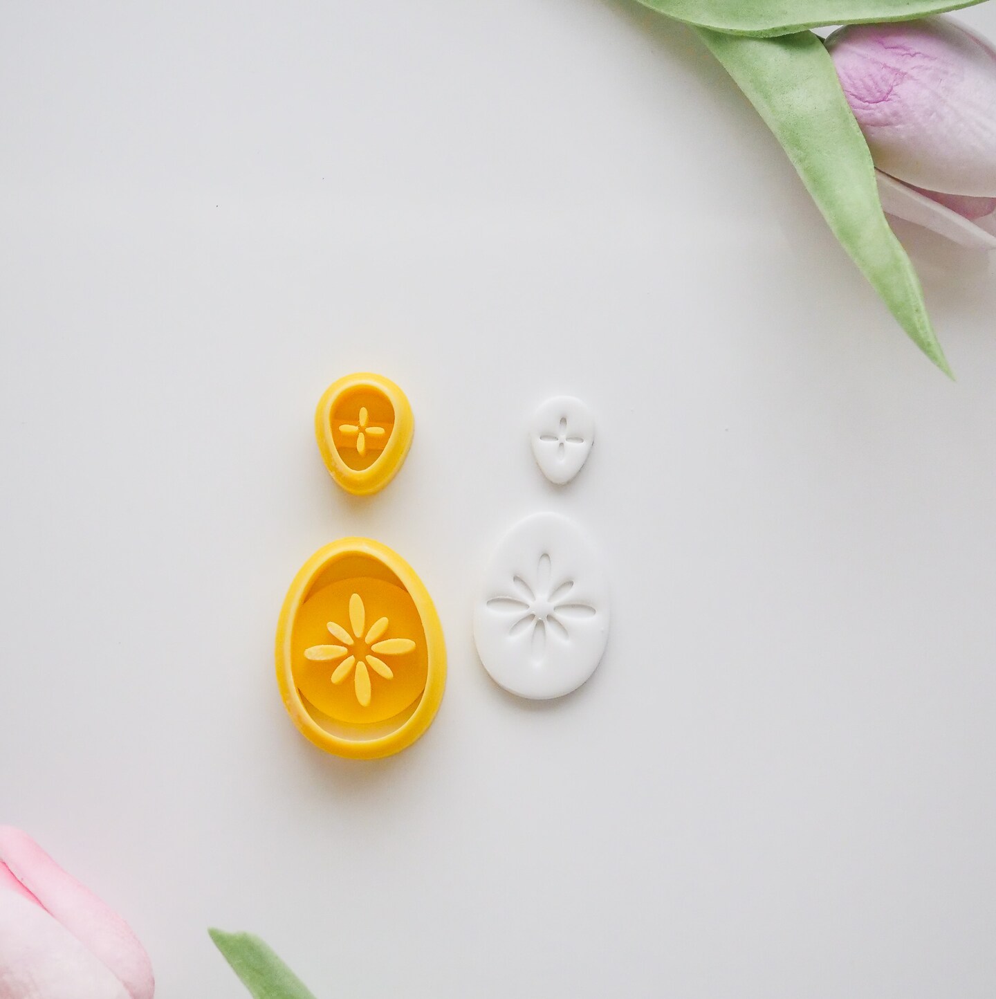 Talavera Egg Shape Polymer Clay Cutter Set by Hello Cutters