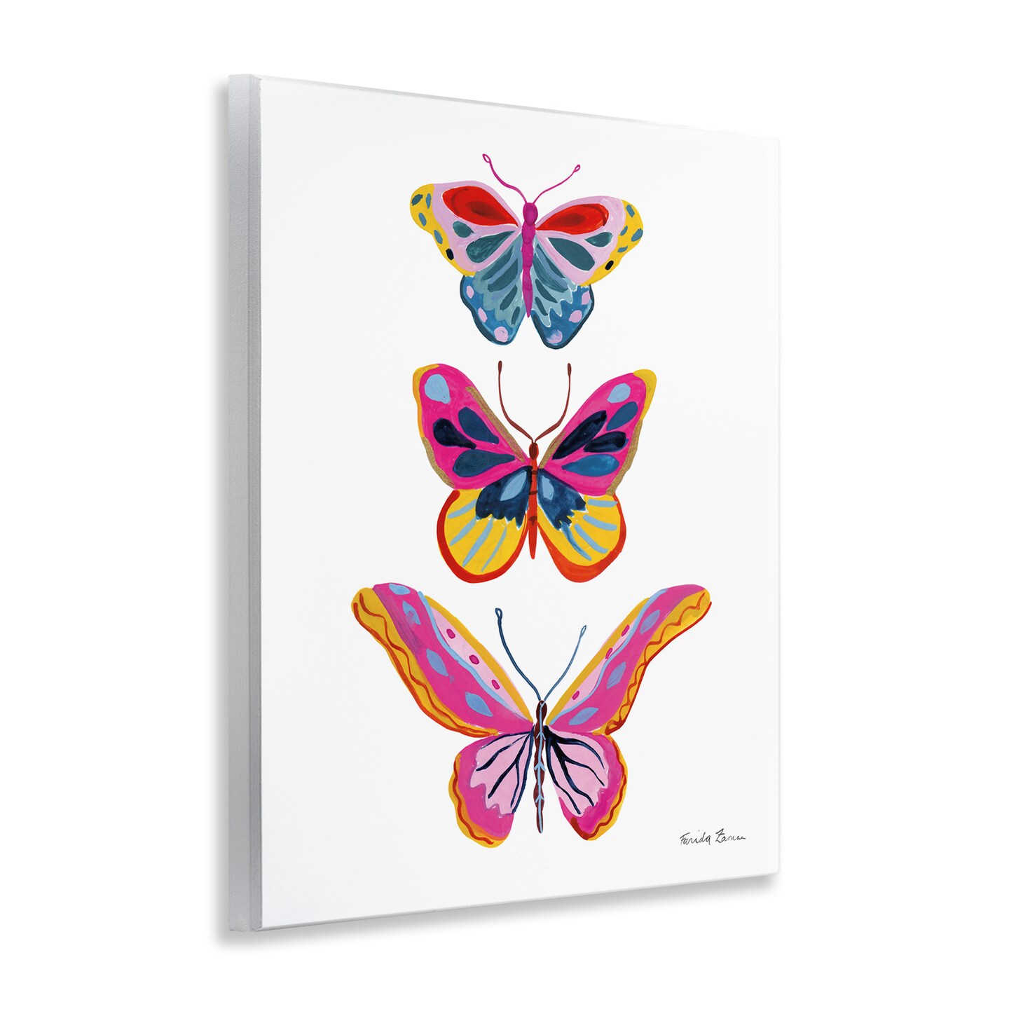 Stupell Industries Small to Large Butterflies Wall Plaque Art Design by Farida Zaman