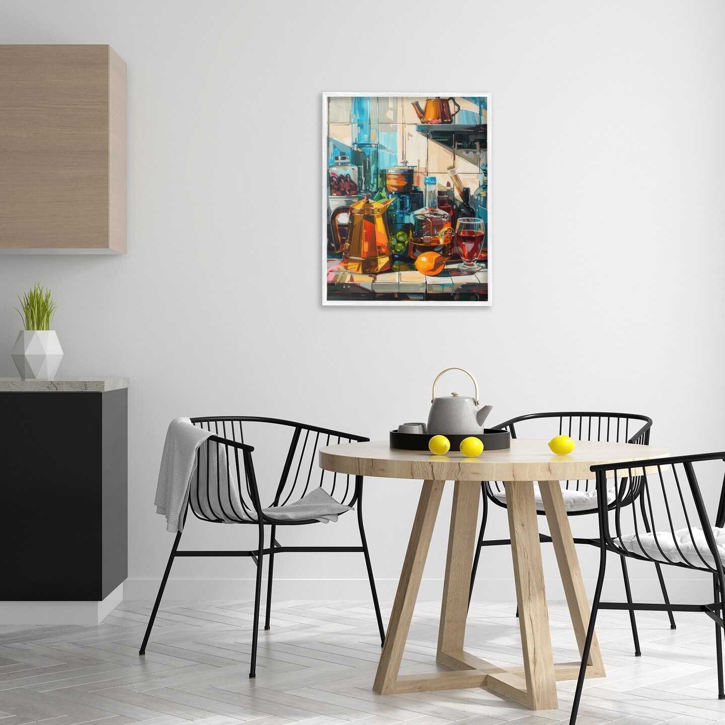 Stupell Industries Kitchen Counter Cocktails Framed Giclee Wall Art Design by LSR Design Studio