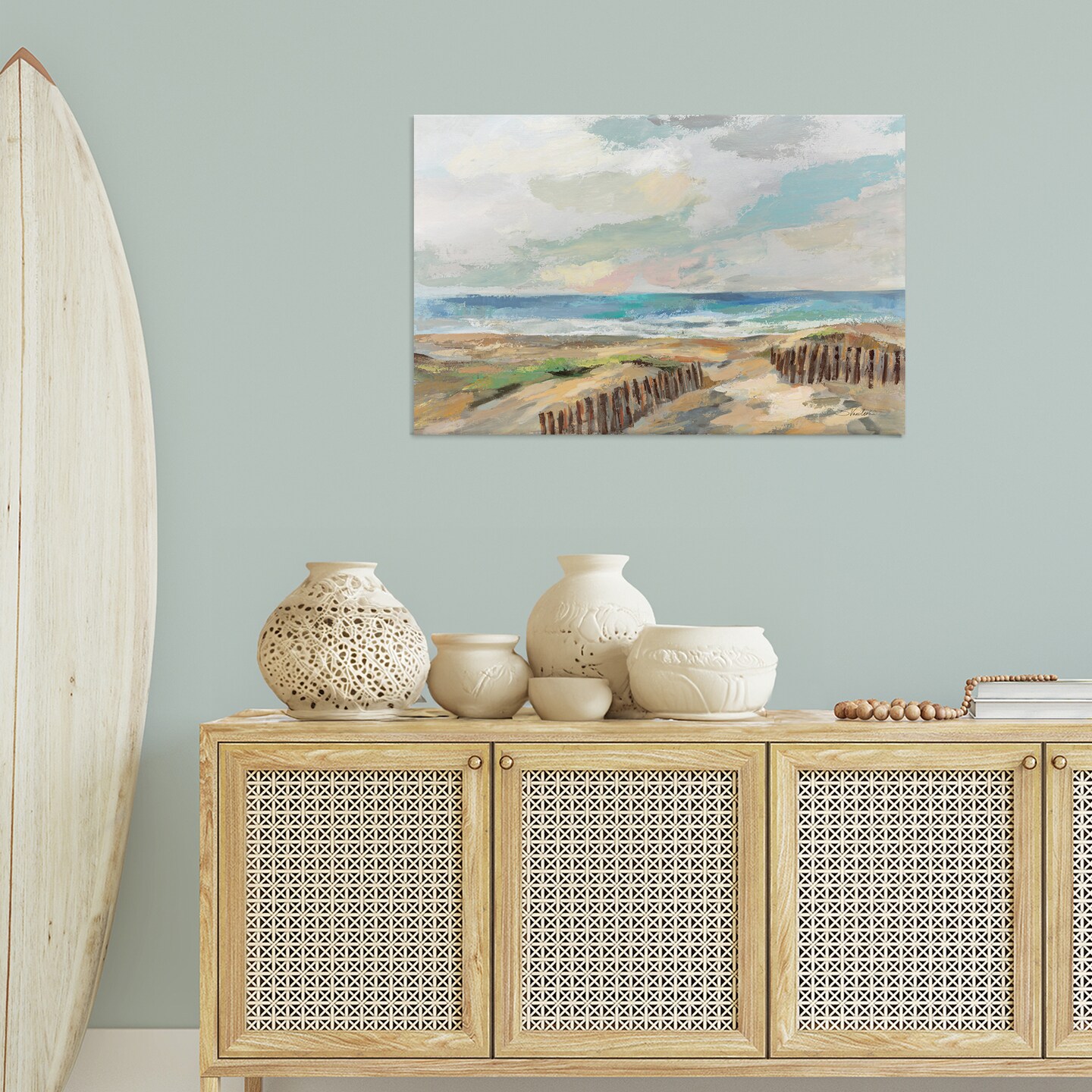 Stupell Industries Summer Beach Dunes Canvas Wall Art Design by Silvia Vassileva