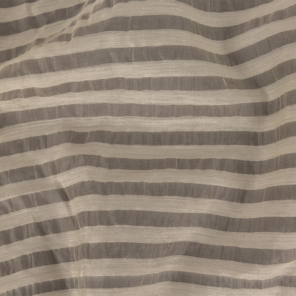 1 Yard Jet Stream Striped Sheer Silk Woven 42&#x22; Width