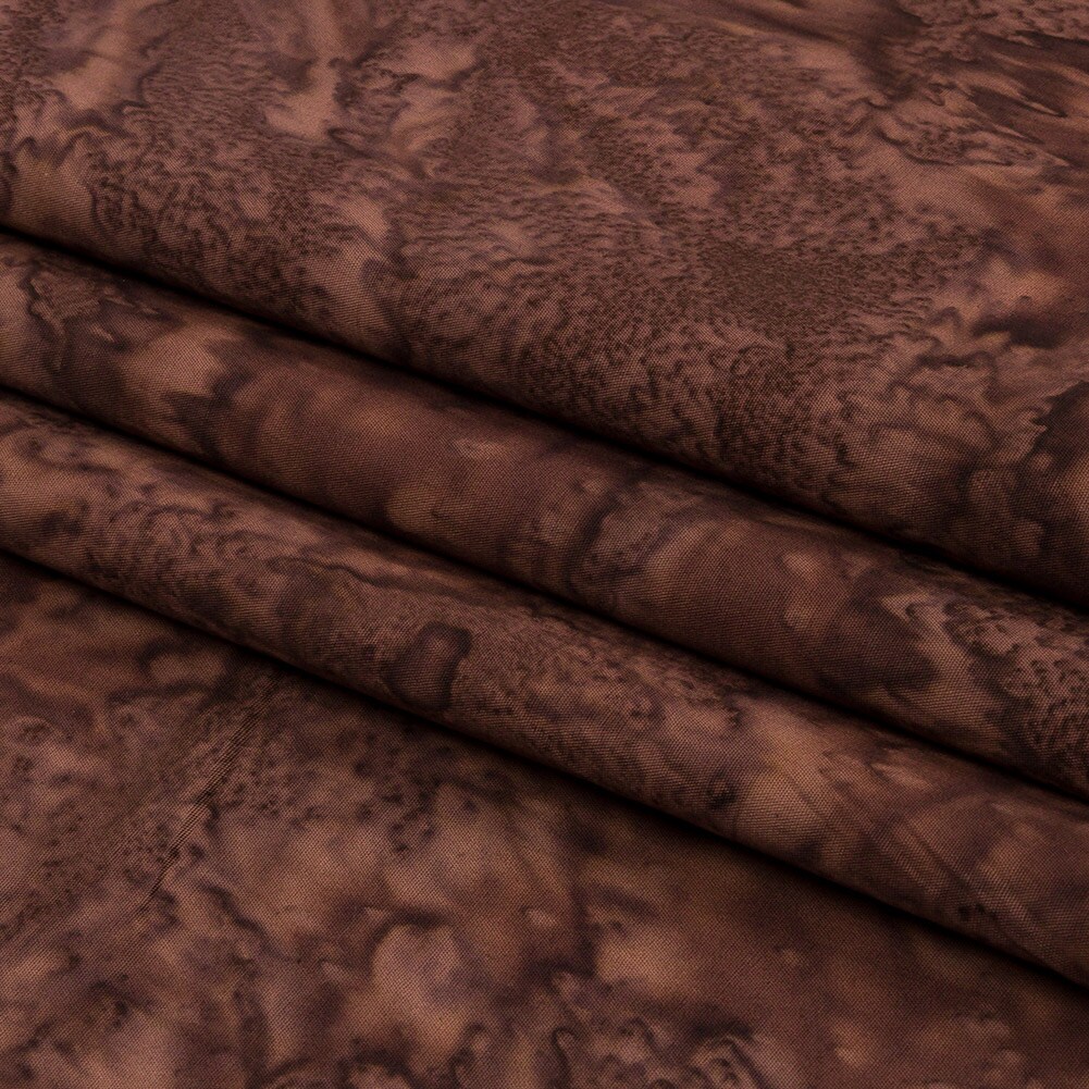 1 Yard Island Batiks Foundation Basics Coffee Abstract Quilting Cotton