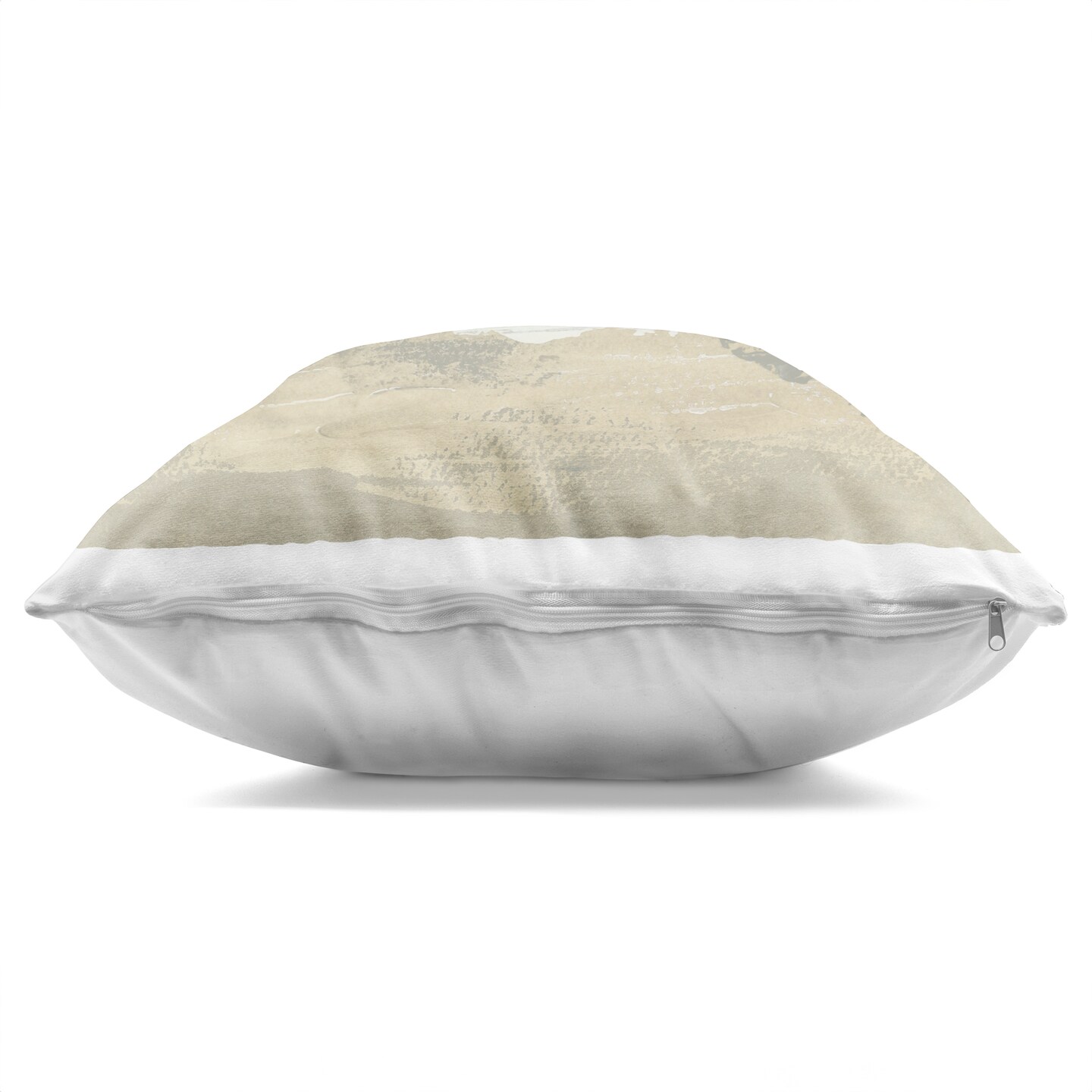 Stupell Industries Neutral Reflections Beige Abstract Decorative Printed Throw Pillow, design by June Erica Vess, 18 x 7 x 18
