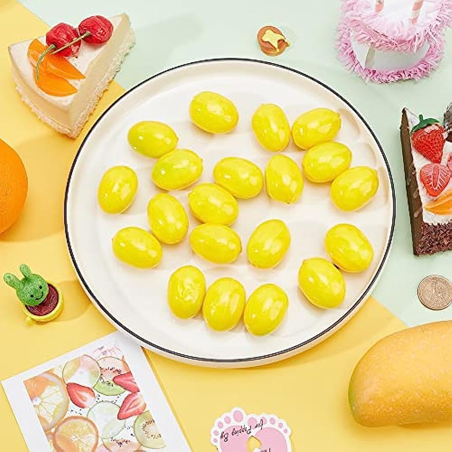 20-Piece Mini Artificial Lemons – Realistic Faux Fruit for Home, Kitchen, Party Décor, Crafts, Photography Props, and Gifts (3–6 CM)