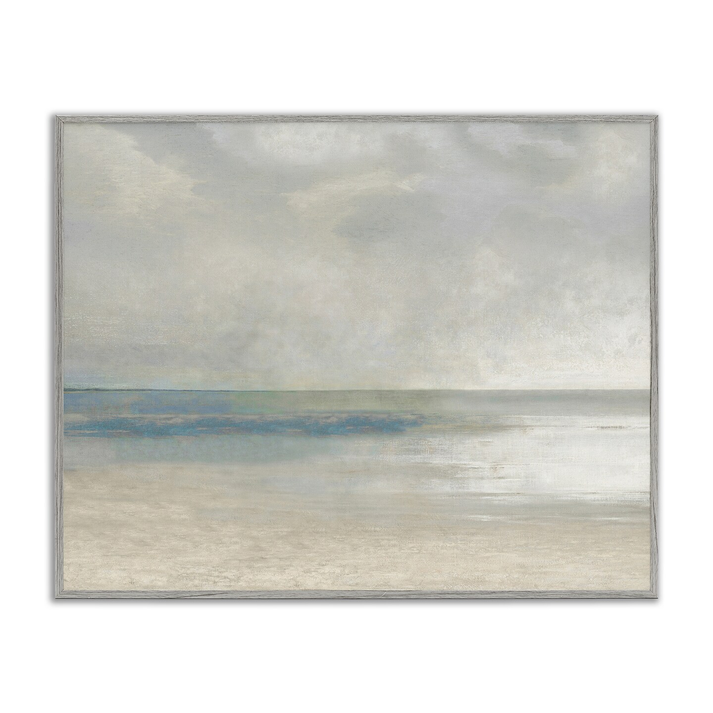 Stupell Industries Abstract Beach Horizon Landscape Framed Giclee ...