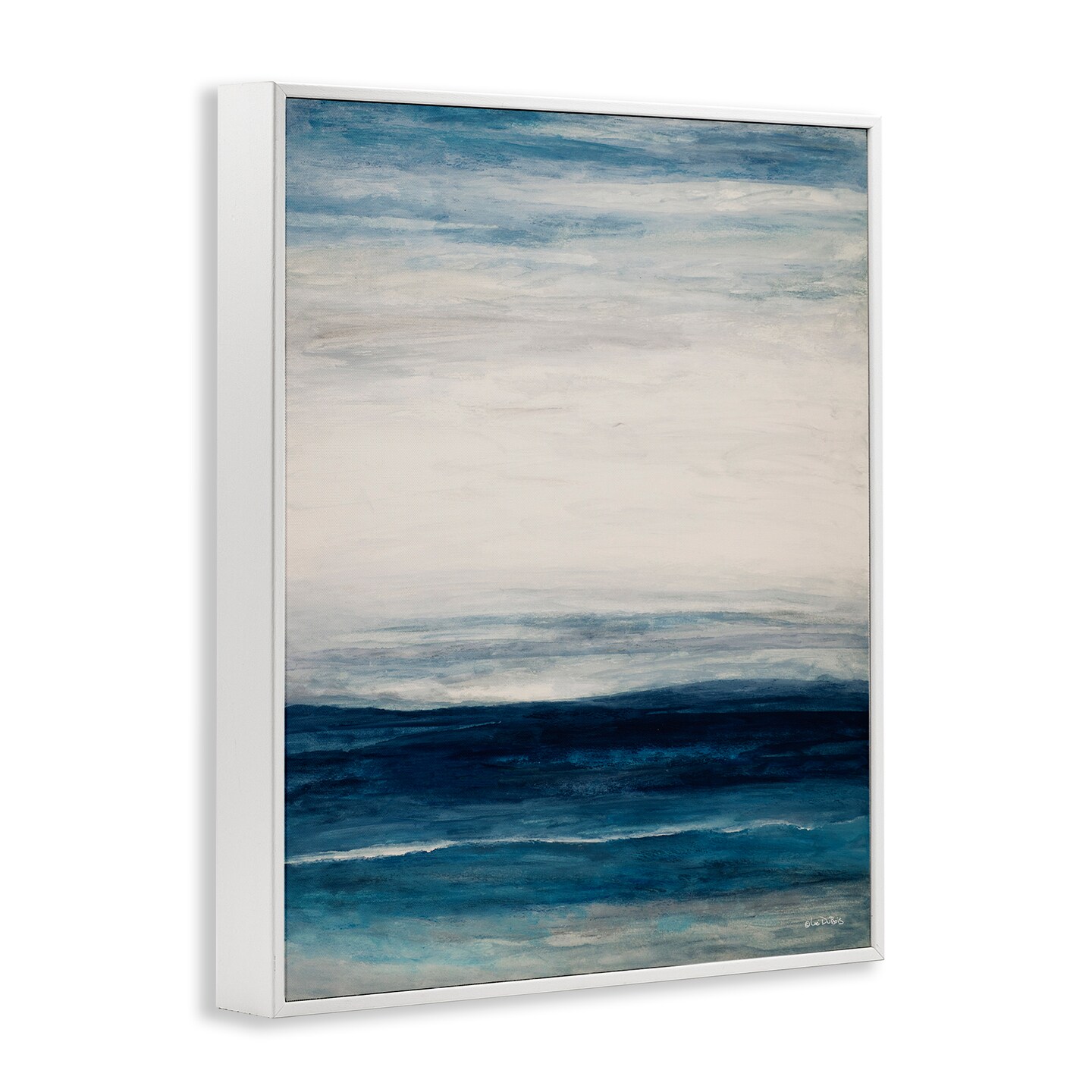 Stupell Industries Ocean Rise Sea Side Shoreline Layered Waves Framed Giclee Design By Lori Dubois