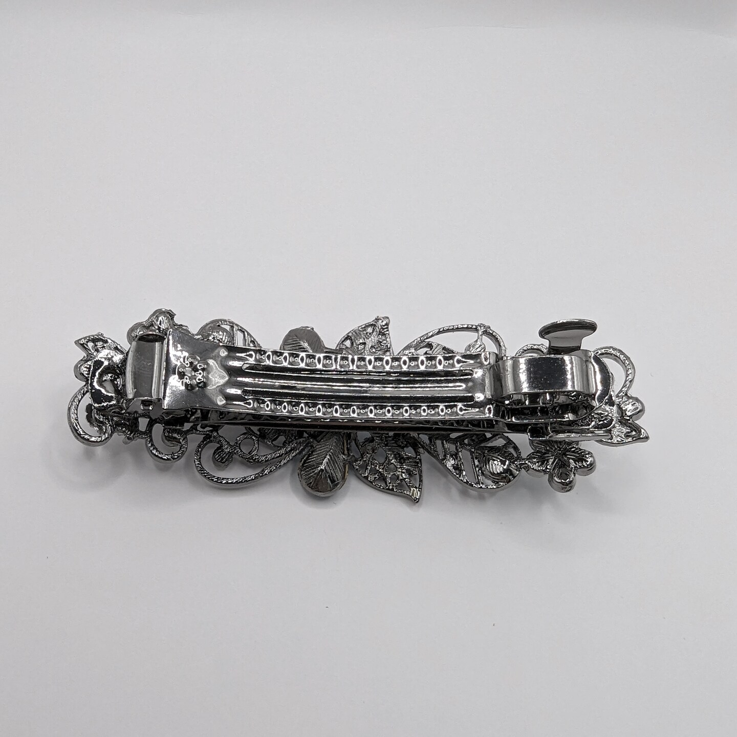 Vintage Elven Hair Barrette for Thick Hair: Black Diamond  display picture 3