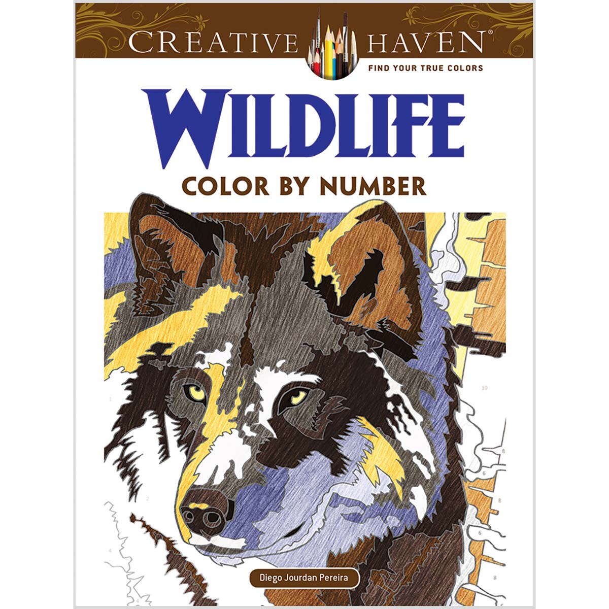Dover  Wildlife Color By Number Coloring Book