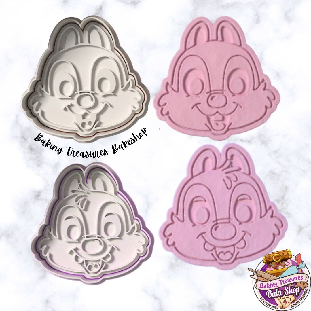 Chipmunk Cookie Cutter and Embosser